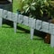10 Pack Garden Fence Border Imitation Stone Edging Stakes Decorative Lawn And Yard Plant Support 0