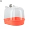 Hanging Bird Bath Bowl Plastic Bird Water Bathtub For Parrots Parakeets And Small Birds 9