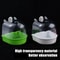 Hanging Bird Bath Bowl Plastic Bird Water Bathtub For Parrots Parakeets And Small Birds 5