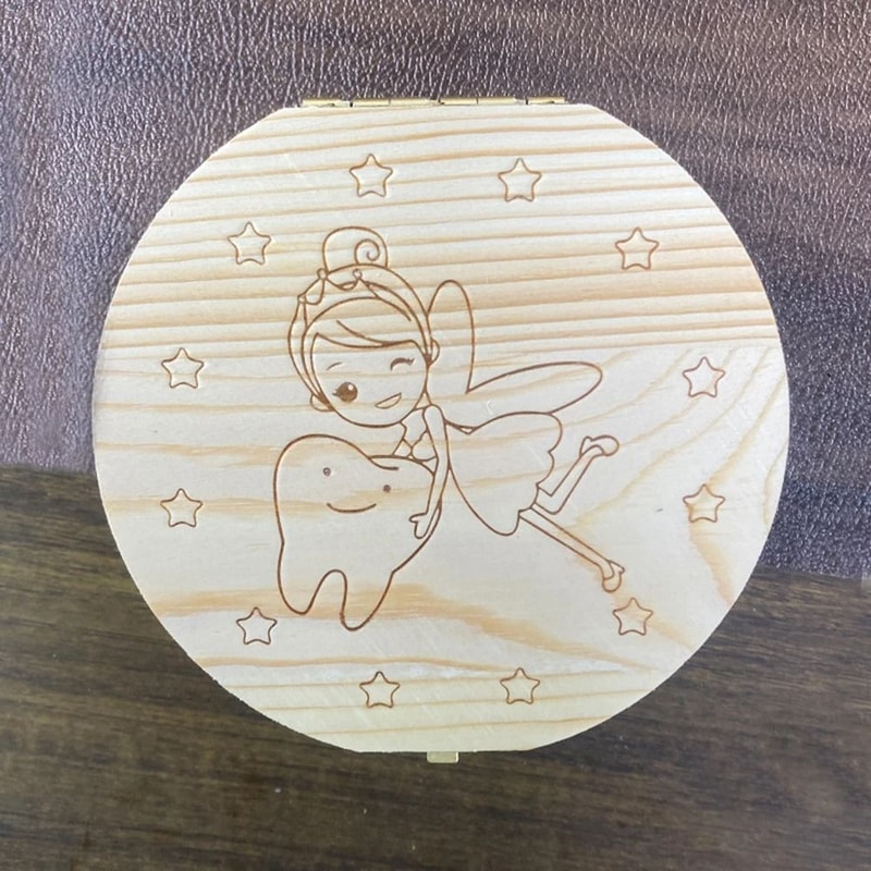 Childrens Milk Tooth Keepsake Box Baby First Teeth Storage Case Memory Collection Box 7