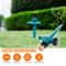 3 Pack 360 Degree Rotating Garden Sprinkler Adjustable Irrigation Watering System With Buried Plug 2