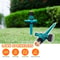 3 Pack 360 Degree Rotating Garden Sprinkler Adjustable Irrigation Watering System With Buried Plug 2