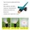 3 Pack 360 Degree Rotating Garden Sprinkler Adjustable Irrigation Watering System With Buried Plug 3