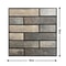 10 Pack 3D Self Adhesive Tile Wall Stickers Waterproof PVC Wallpaper For Kitchen And Bathroom 12