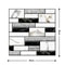 10 Pack 3D Self Adhesive Tile Wall Stickers Waterproof PVC Wallpaper For Kitchen And Bathroom 7