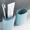Portable Travel Toothbrush Case Holder PP Storage Box With Dual Cup Design For Camping And Business 4