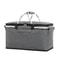 Folding Insulated Shopping Basket Portable Meal Basket Cooler Bag For Grocery And Lunch Delivery 6