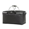Folding Insulated Shopping Basket Portable Meal Basket Cooler Bag For Grocery And Lunch Delivery 7