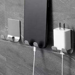 2 pack stainless steel razor holder bathroom shaver stand wall hook organizer for men