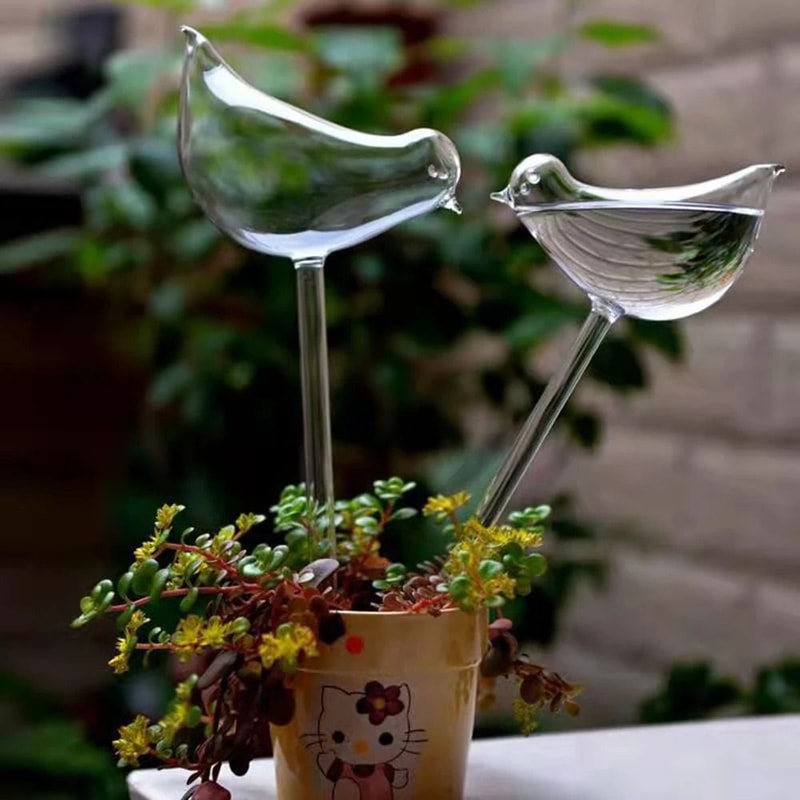 Bird Shaped Self Watering Globes Automatic Plant Watering Stakes For Indoor And Outdoor Pots 2