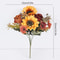 Autumn Artificial Sunflower Bouquet Simulated Fake Flowers For Wedding And Home Decor 5