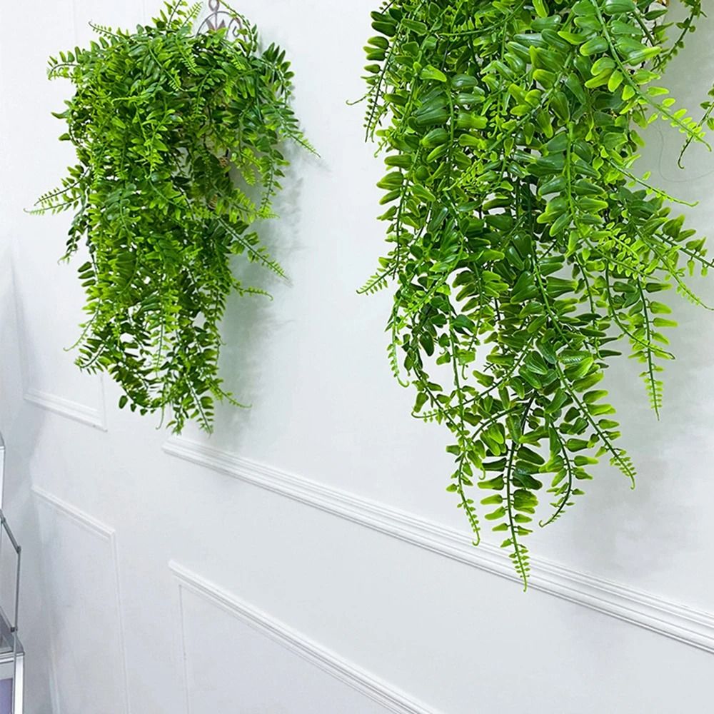 Artificial Hanging Fern Vine Wall Greenery Persian Grass Rattan Plant For Home And Outdoor Decor 1