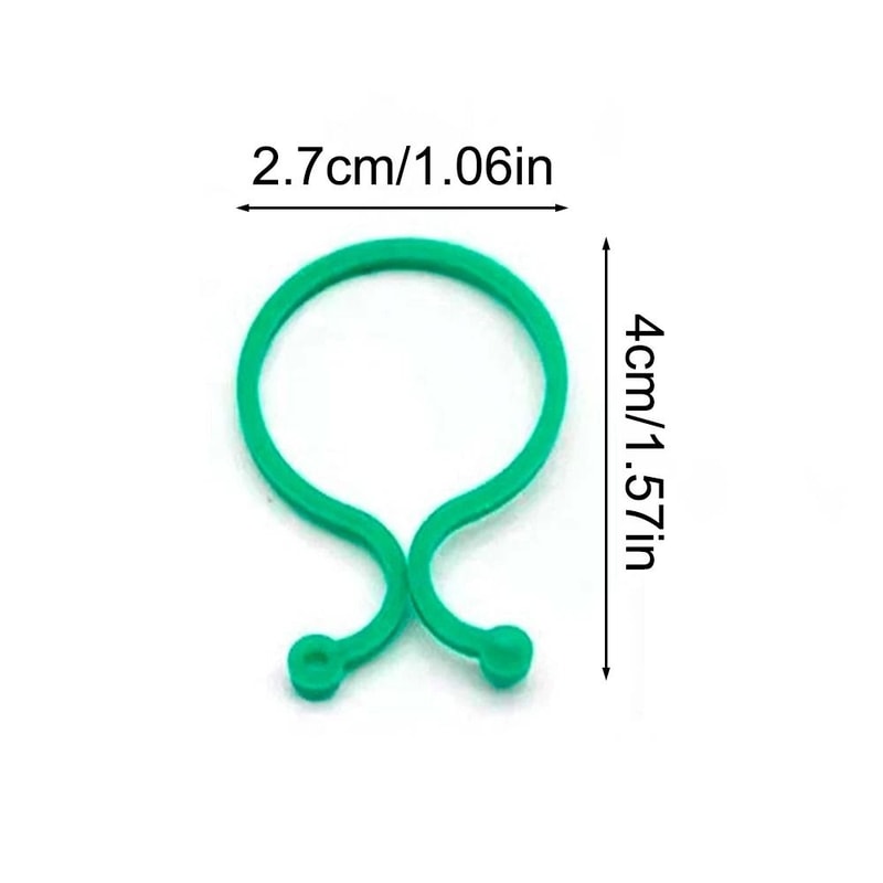 Figure Eight Plant Clips Plastic Garden Vine Ties For Trellis Support And Stem Fixing 50 Or 100 Pac 5