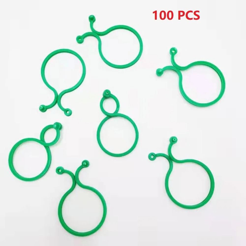 Figure Eight Plant Clips Plastic Garden Vine Ties For Trellis Support And Stem Fixing 50 Or 100 Pac 7