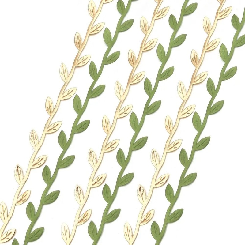 Silk Leaf Vine Garland Artificial Green Leaves For Wedding Decor DIY Wreaths And Scrapbooking 5 To 5