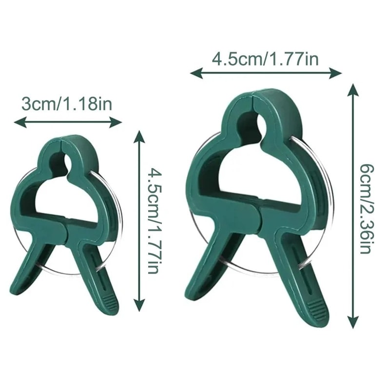 20 Pack Plastic Plant Clips Butterfly Orchid Garden Clamps For Tomato Vines And Stem Support 1