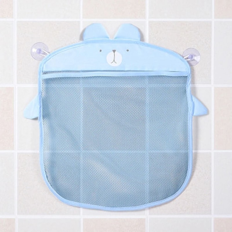 Hanging Mesh Storage Bag Colorful Cartoon Organizer Basket For Kitchen Bathroom And Produce Storage 7