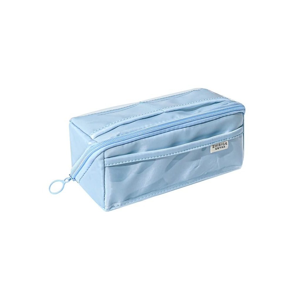 10 Tier Transparent Pencil Case High Capacity Multi Compartment Pen Bag For Kids School And Travel 9