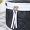 Quilted Tableware Storage Box With Zipper Lid For Plates Bowls And Dishes 3