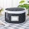 Quilted Tableware Storage Box With Zipper Lid For Plates Bowls And Dishes 11