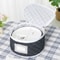 Quilted Tableware Storage Box With Zipper Lid For Plates Bowls And Dishes 6