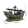Resin Pirate Shipwreck Aquarium Ornament Underwater Fish Tank Decoration 3