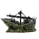 Resin Pirate Shipwreck Aquarium Ornament Underwater Fish Tank Decoration 5