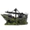 Resin Pirate Shipwreck Aquarium Ornament Underwater Fish Tank Decoration 5