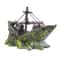 Resin Pirate Shipwreck Aquarium Ornament Underwater Fish Tank Decoration 6