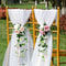 Wedding Arch Draping Fabric Organza Gauze Decor For Chairs Stairs And Garden Party Backdrops 4
