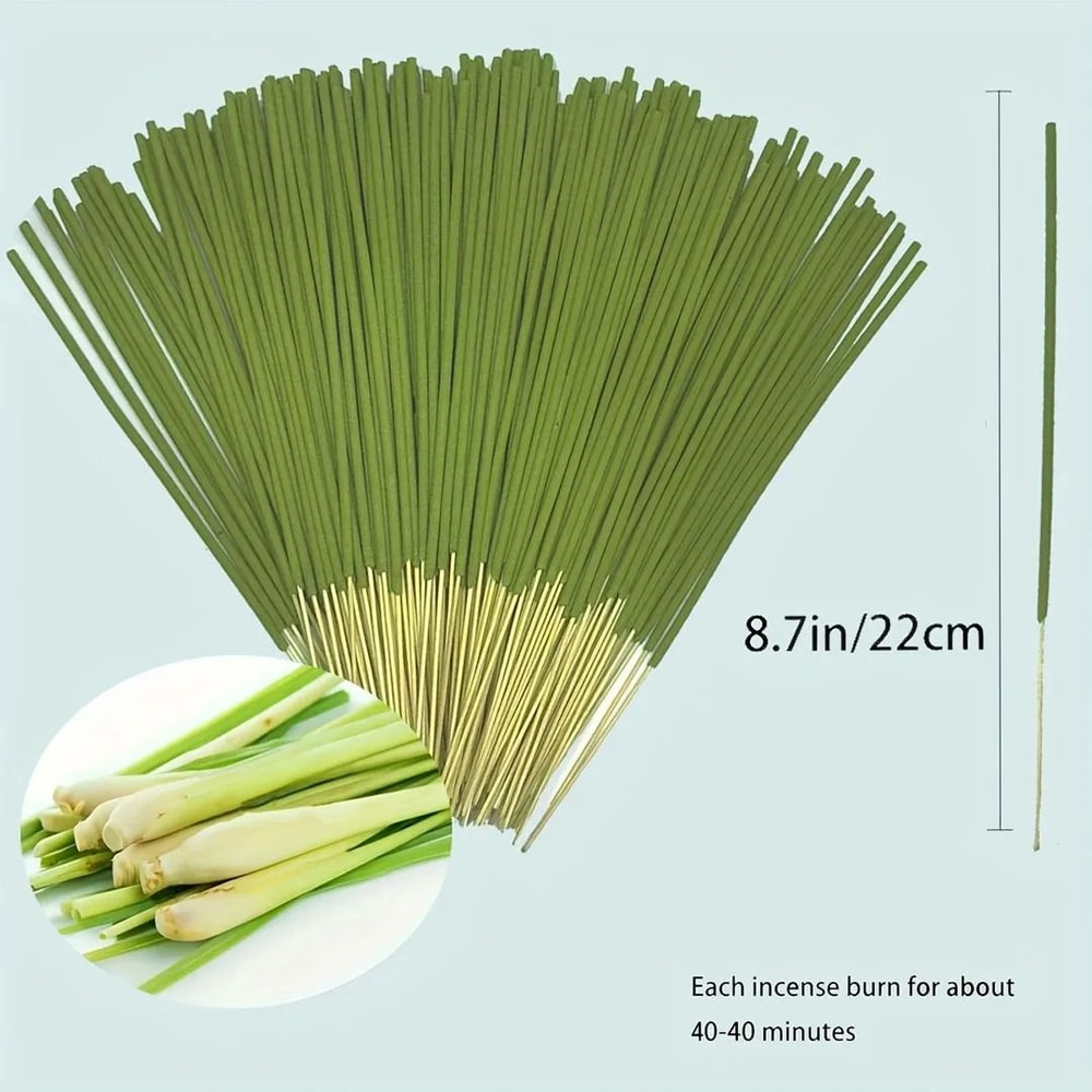 Lemongrass Oil Burning Stick With 45Minute Burn Time For Home Camping And Outdoor Use 4