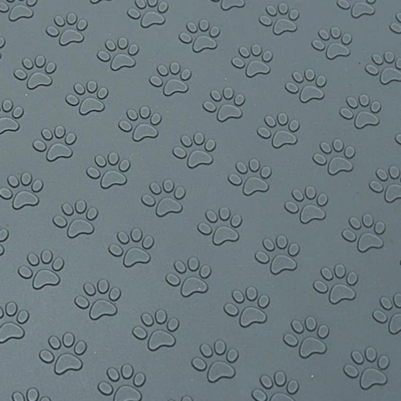 Silicone Pet Feeding Mat Paw Print Spill Proof Non Slip Food Bowl Placemat For Cats And Dogs 4