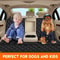 Waterproof Dog Car Seat Cover Rear Seat Hammock Non Slip Pet Travel Mat With Side Wings And Storage 4
