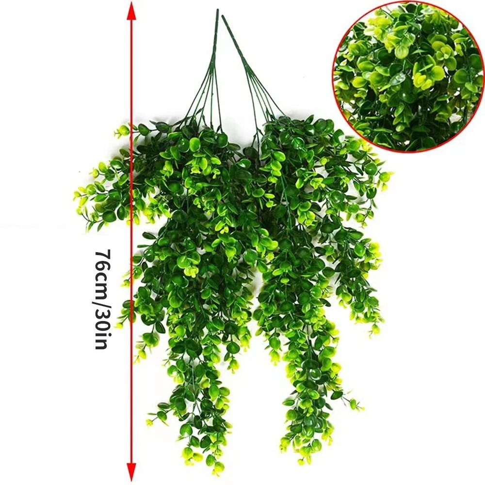Artificial Hanging Fern Vine Wall Decor Persian Grass Greenery Garland For Home Balcony And Garden 3