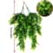 Artificial Hanging Fern Vine Wall Decor Persian Grass Greenery Garland For Home Balcony And Garden 3