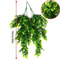 Artificial Hanging Fern Vine Wall Decor Persian Grass Greenery Garland For Home Balcony And Garden 3