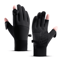 Touchscreen gloves for hiking in snow