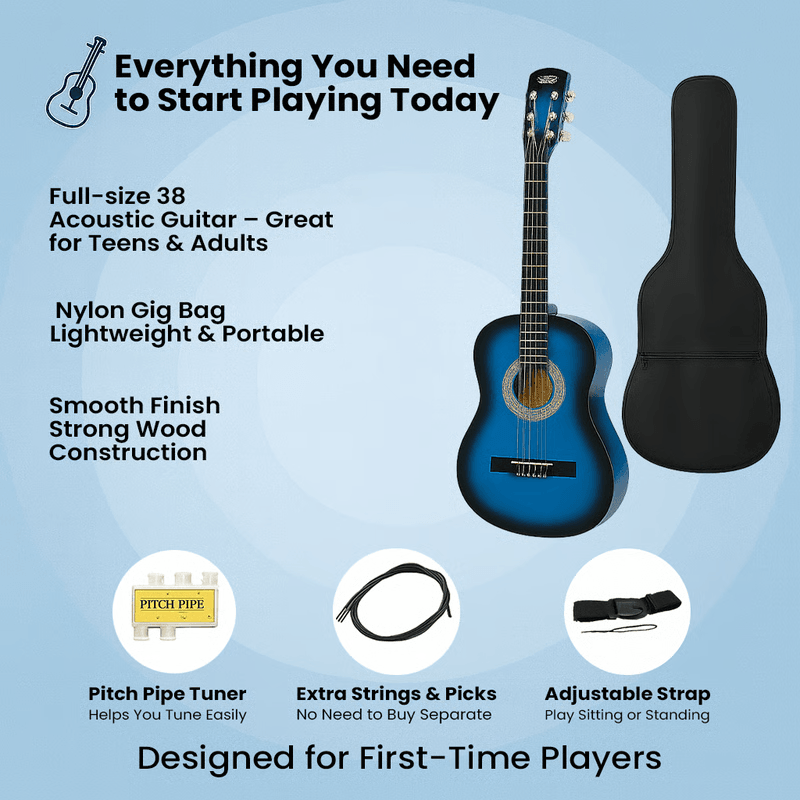 acoustic guitar kit for firsttime players