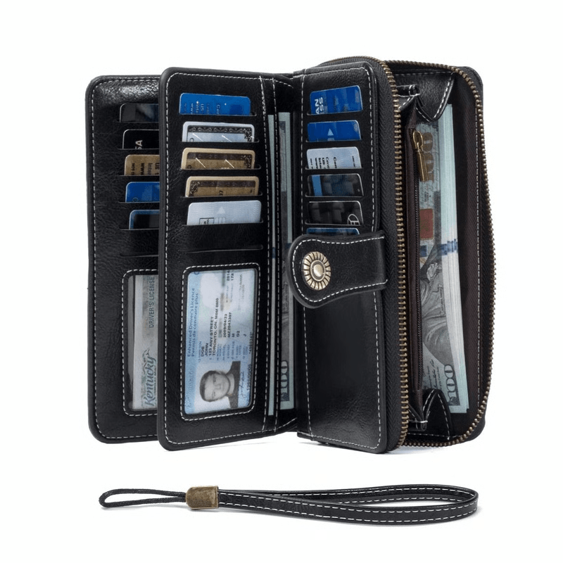 Wallet with RFID shielding
