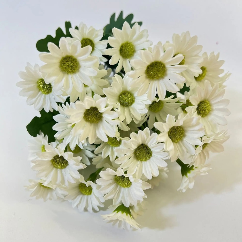 Artificial Daisy And Sunflower Bouquet Set With Chamomile Style Stems For Wedding And Home Decor 21 4