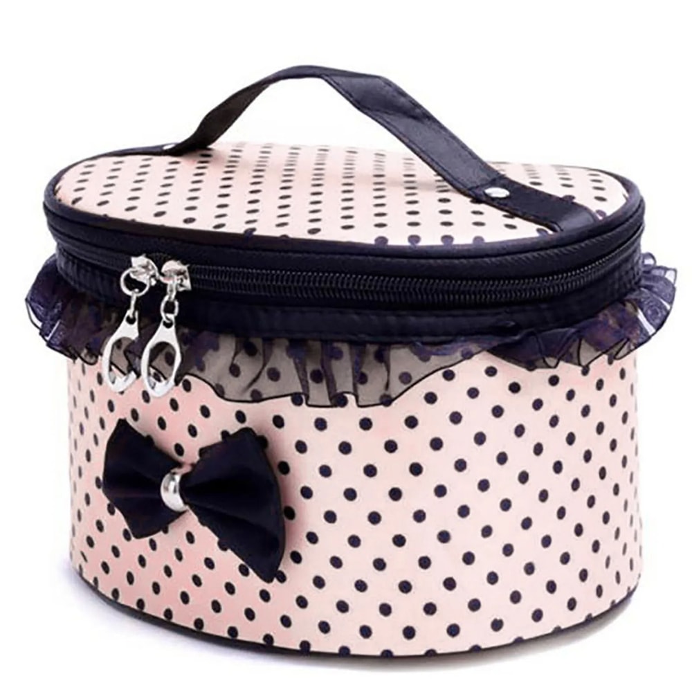 Portable Travel Toiletry And Cosmetic Storage Bag With Handle Makeup Organizer Pouch 2