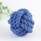 Cotton Rope Ball Dog Chew Toy Bite Resistant Teeth Cleaning Puppy Training Ball 3