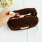 Plush Cosmetic Bag With Zipper Large Capacity Makeup And Travel Storage Pouch 0