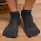 Breathable Five Toe Cotton Sports Socks For Men Moisture Wicking Athletic Socks 15