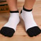 Breathable Five Toe Cotton Sports Socks For Men Moisture Wicking Athletic Socks 13