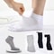 Breathable Five Toe Cotton Sports Socks For Men Moisture Wicking Athletic Socks 2