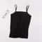 Women Slim Fit Camisole Crop Top Stretch Tank Vest Summer Layering Basic 3