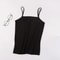 Women Slim Fit Camisole Crop Top Stretch Tank Vest Summer Layering Basic 3