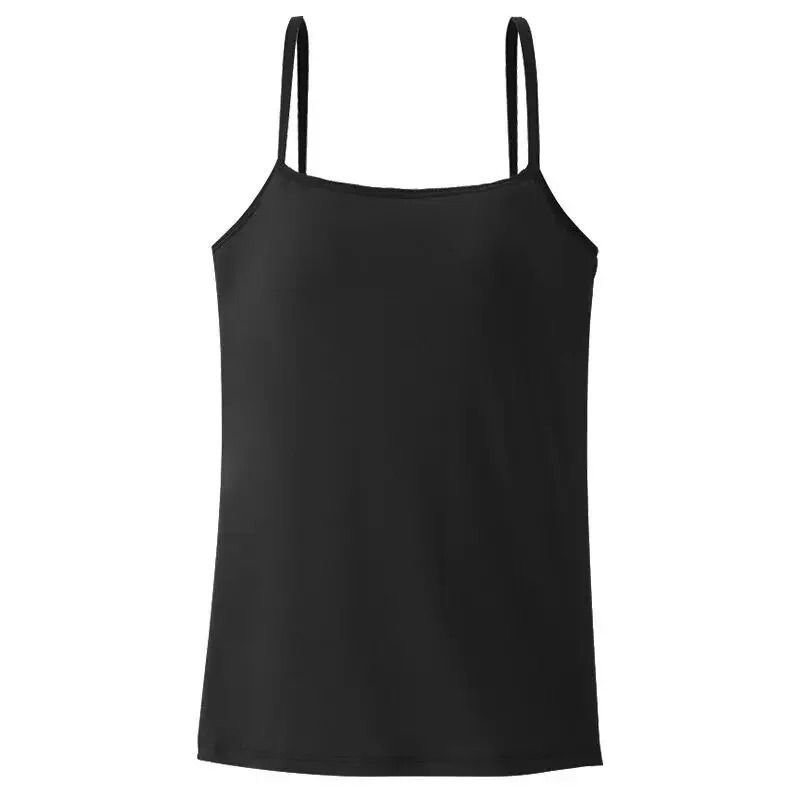 Women Slim Fit Camisole Crop Top Stretch Tank Vest Summer Layering Basic 4
