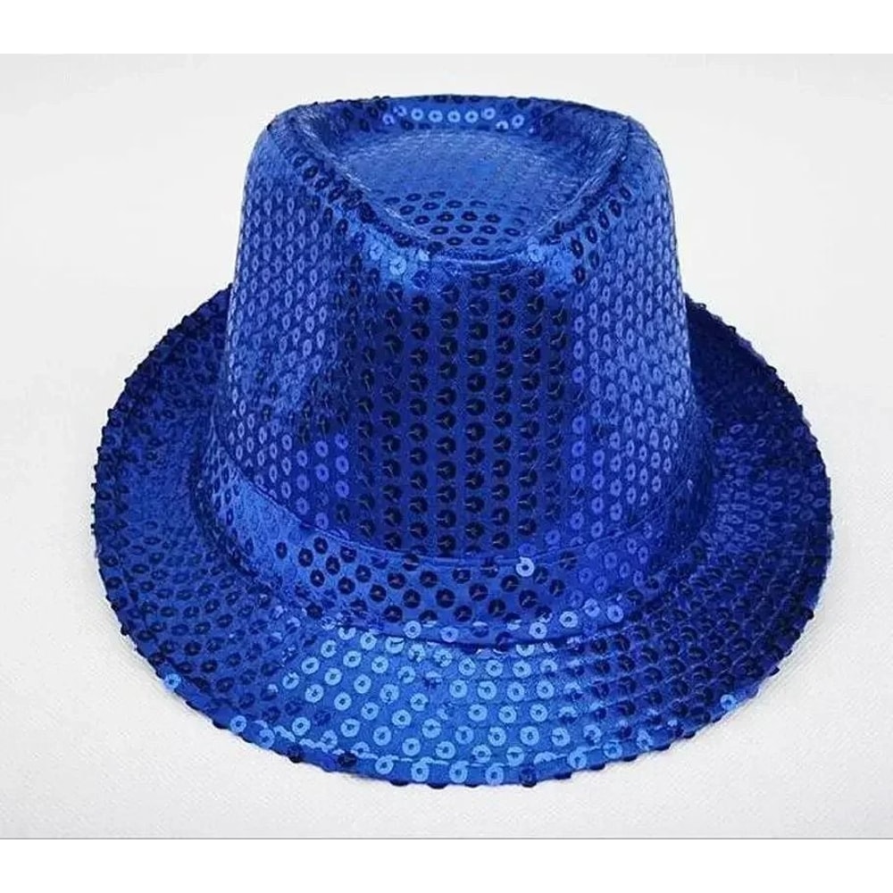 Sequined Top Hat For Adults And Kids Sparkly Party Dance Performance Costume Hat 3